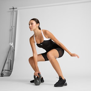 "Train All Day" Women's 2-in-1 Training Tank Top, PUMA Black-PUMA White, extralarge